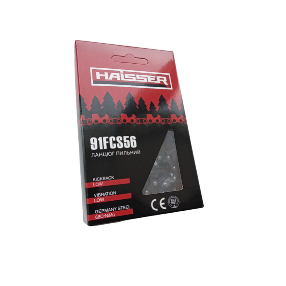 Ланцюг HAISSER 91FCS56 - 56 ланки, паз 1,3мм 0,50'', крок 3/8''L