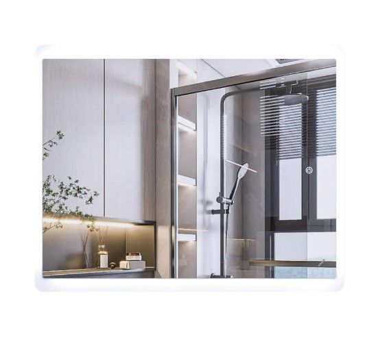 Дзеркало Mixxus Premium OLIVARY MR19-100x80-REVERSE (LED Touch, Anti-fog (3-6,5kK)) (MP6629)