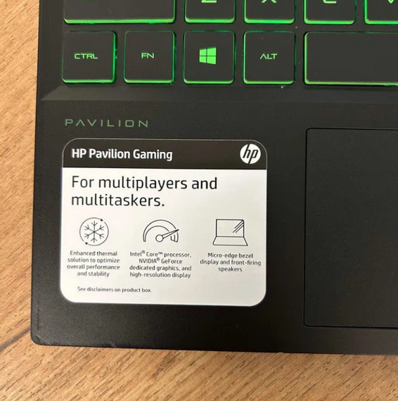 Ноутбук HP Pavilion Gaming 15-dk1035nr i5 10300H 8Gb SSD 256Gb GTX 1050 Б/В | Зображення 5