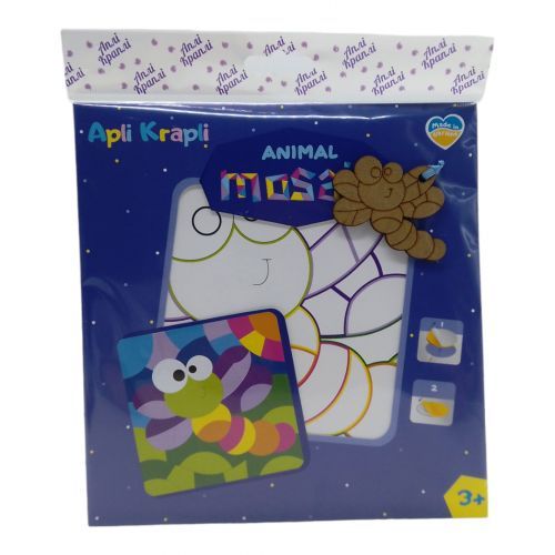 Мозаика детская из фоамирана "Стрекоза", 20х20 см