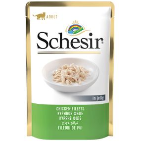 Корм Schesir Chicken Fillets вологий з куркою у желе 85 гр