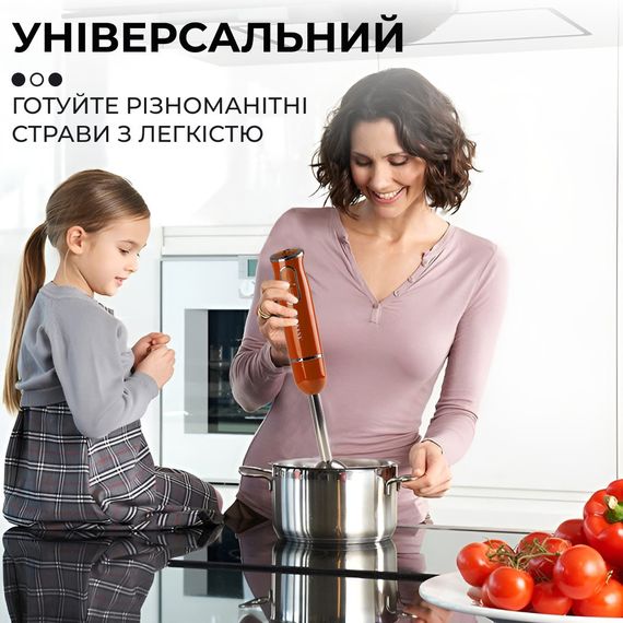 Ручной блендер Sokany SKDD1722 погружной 300 Вт  Оранжевый | Зображення 3