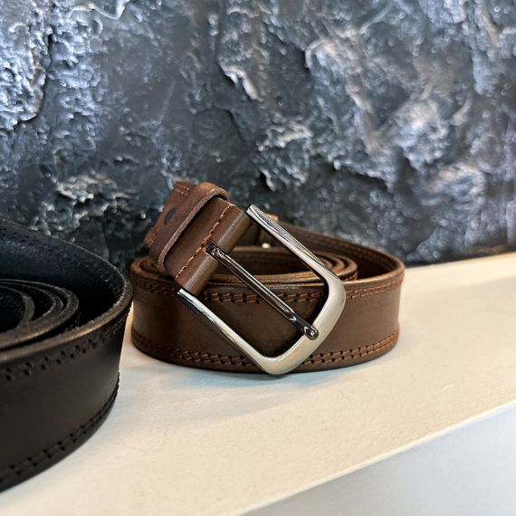 Чоловічий шкіряний ремінь | Зображення 5