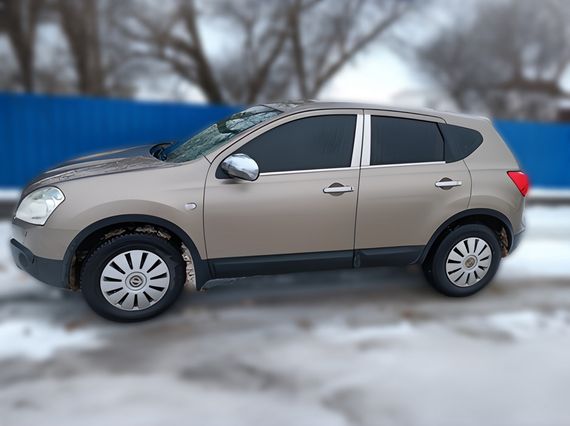 Хром дверных стоек (4 шт, нерж) Carmos - Турецкая сталь для Nissan Qashqai 2010-2014 гг