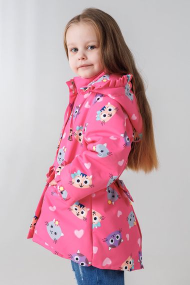 Куртка для дівчинки B-2323 80 см Малиновий (2000990256935D) shop (2000990256935) | Зображення 2