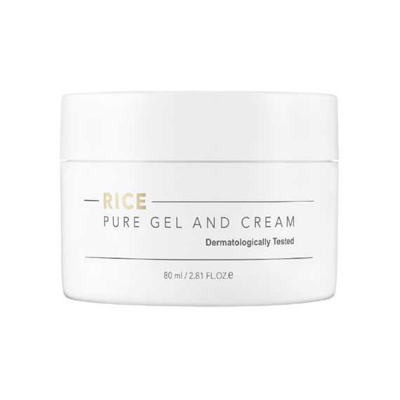 Крем-гель з екстрактом рису THANK YOU FARMER Rice Pure Gel and Cream 80 ml
