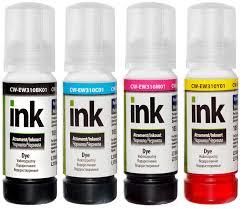 Комплект чорнил 4*70 мл Epson L-3100/3110/3150/3151 BK/С/M/Y ColorWay