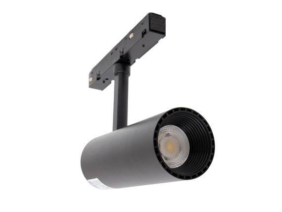 Цилиндрический магнитный трековый светильник KW-294/10W NW DC48V BK