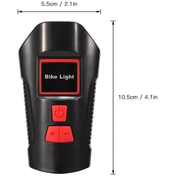 Велофара + дзвінок XA-585C-T6+2LED | Зображення 3