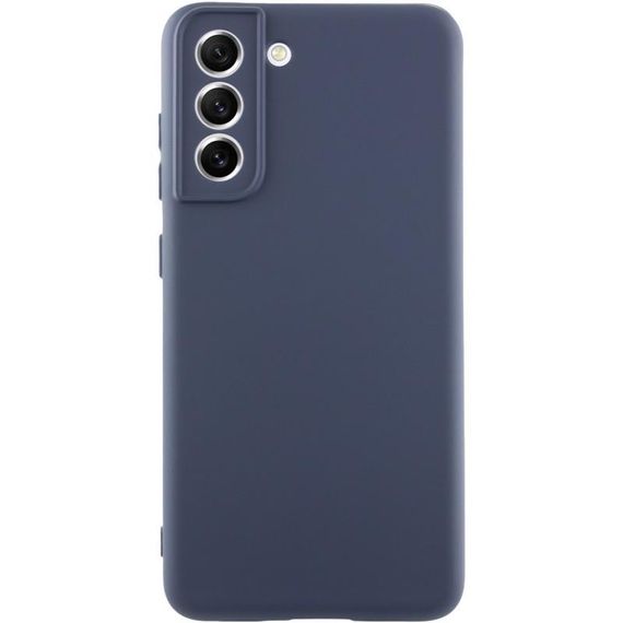Чохол TPU GETMAN Liquid Silk Full Camera для Samsung Galaxy S21 Синій / Midnight Blue