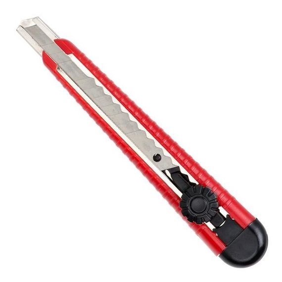 Ніж із металевою напрямною 9 мм INTERTOOL HT-05111