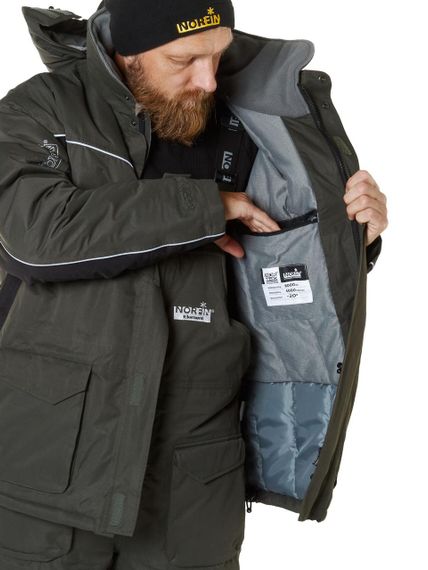Костюм зимний рыболовный Norfin Норфин ELEMENT GRAY 04 размер XL | Зображення 7