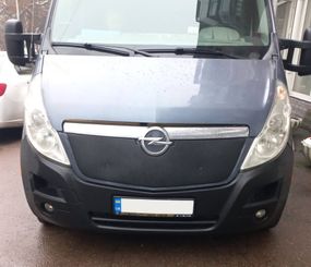 Зимняя накладка на решетку Матовая для Opel Movano 2010-2021 гг