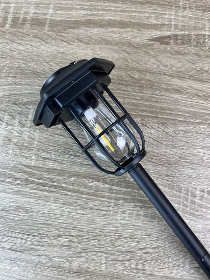 Сонячний садовий ліхтар Solar Garden Light ZL-W610 2 шт для освітлення доріжок клумб газонів Чорний | Зображення 1