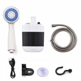 Душова система Portable Outdoor Shower переносний душ для кемпінгу та миття автомобіля з акумулятором і USB  знижка