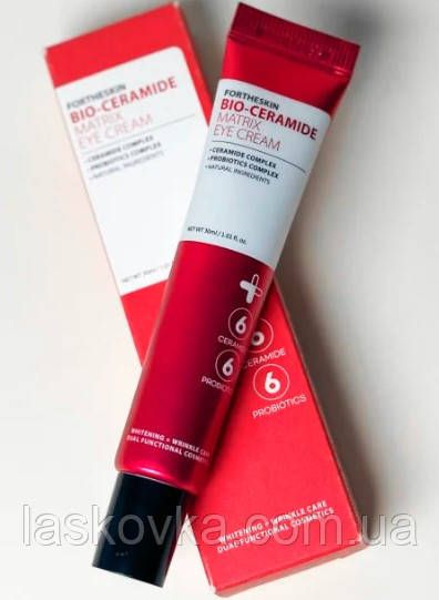 Крем для шкіри навколо очей FORTHESKIN Bio-ceramide Matrix Eye Cream, 30 мл | Зображення 1