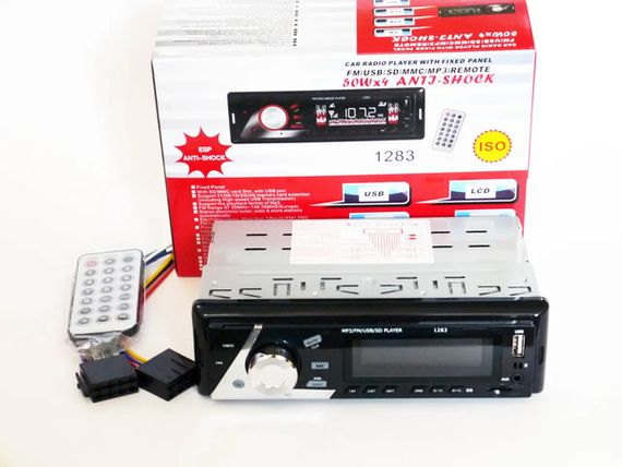Автомагнитола с FM тюнером в режиме стерео XPRO 1283 ISO USB SD/TF AUX FM радио 4 x 50W черный (lp-90994_446) | Зображення 4