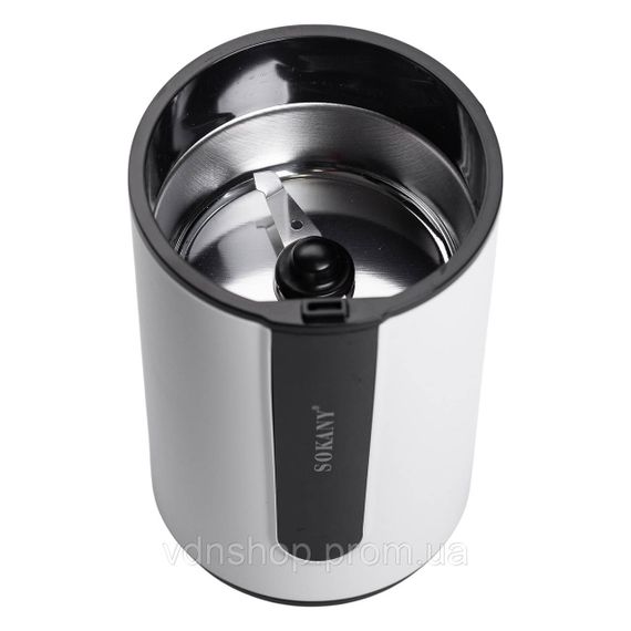 Кофемолка электрическая 200 Вт автоматическая 75 г для мелкого помола Sokany SK-3026 | Зображення 6