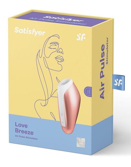 Вакуумний стімулятор Satisfyer Love Breeze, Мідний | Зображення 2