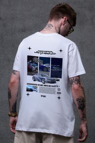 Оверсайз футболка Without з принтом Wanted White