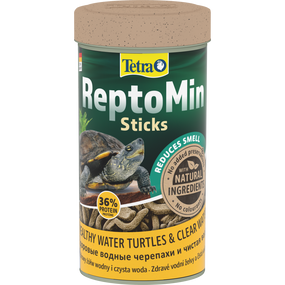 Корм сухий Tetra ReptoMin для водоплавних черепах в паличках 250 мл