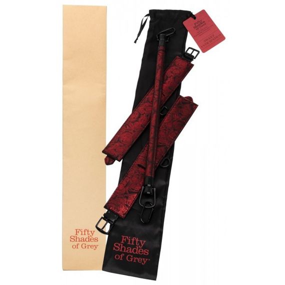 Распорка с фиксаторами Fifty Shades of Grey Sweet Anticipation Reversible Restraint Bar with Cuffs Sex Aura | Зображення 4