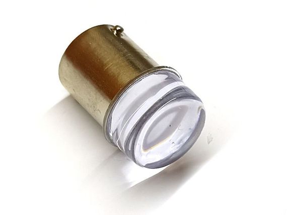 Світлодіодна лампа AllLight T25 9 діодів 2835SMD BA15S 24V WHITE прозора лінза | Зображення 1
