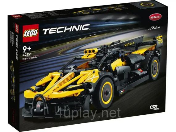 Конструктор Лего Технік Гоночний болід Бугатті Оригінал LEGO Technic Bugatti Bolide (42151) | Зображення 1