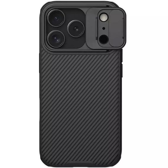 Карбонова накладка Nillkin CamShield Pro Magnetic для Apple iPhone 17 Pro (6.3") Black | Зображення 1
