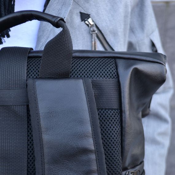 Рюкзак міцний молодіжний чоловічий, Міський рюкзак RollTop для ноутбука Місткий унісекс PH-83 | Зображення 7