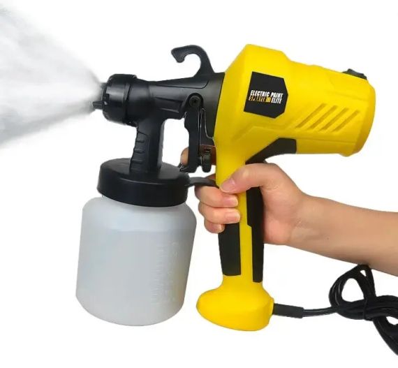 Електричний розпилювач для фарби Electric Paint Sprayer 500W ручний прилад пульверизатор, розпилювач 800 мл краскопульт 3 ступеня розпилення | Зображення 2