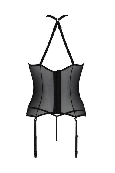 Корсет Passion SATARA CORSET Чорний 2XL/3XL | Зображення 3