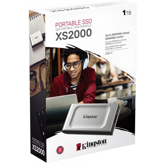 Накопичувач SSD USB 3.2 1TB Kingston (SXS2000/1000G) | Зображення 3
