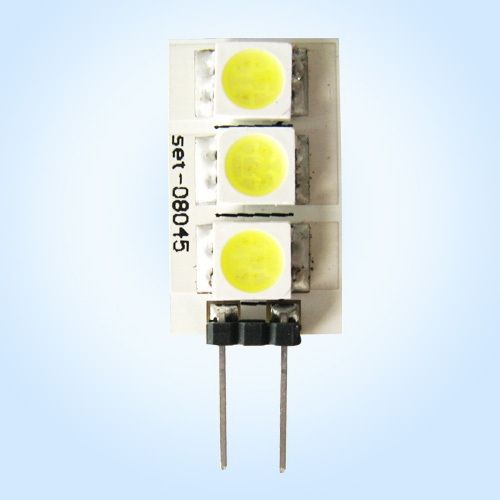Лампа светодиодная LED G4 0.6W 3 pcs WW LF AC12V SMD5050 | Зображення 3