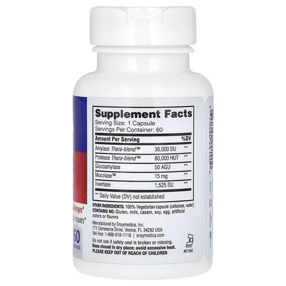 Протиалергічний комплекс Enzymedica Allerase 60 Caps | Зображення 1