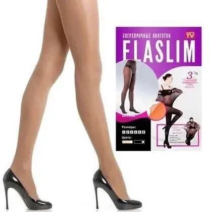 Жіночі надміцні колготки ElaSlim 80 DEN, з компресійним ефектом для корекції фігури | Зображення 4