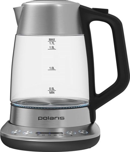 Электрочайник Polaris WIFI IQ Home Matte PWK 17115CGLD 1.7 л серебристый