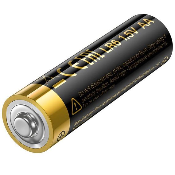 Батарейки Hoco JA1A AA (LR6) Alkaline 2 pcs Black | Зображення 5
