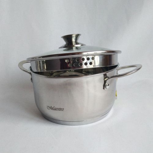 Каструля Maestro MR-3510-20, 3 л, 20 см, з нержавіючої сталі з кришкою, для всіх типів плит | Зображення 7