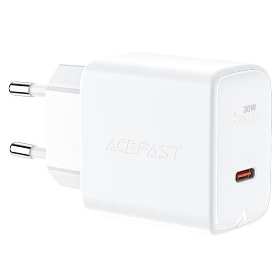 МЗП Acefast A21 PD30W GaN (1USB-C) White | Зображення 1