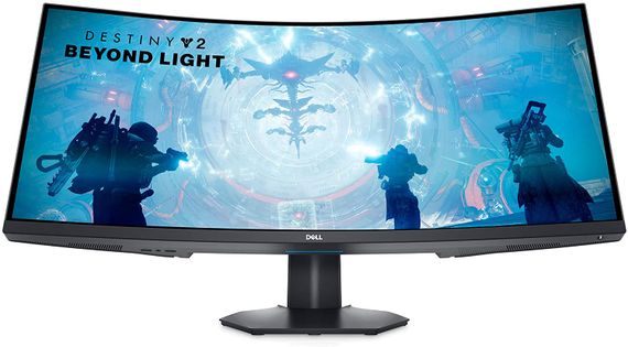 Монитор LCD 34&quot; DELL S3422DWG 2xHDMI, DP, USB, Audio, VA, 3440x1440, 144Hz, 1ms, CURVED, HDR400, FreeSync (210-AZZE) | Зображення 1
