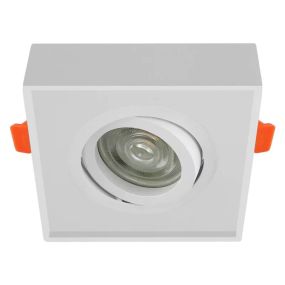 Світильник вбудований Luxel GU5.3 IP20 білий DLD-02W