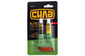 Двухкомпонентный эпоксидный клей прозрачный 20г СИЛА