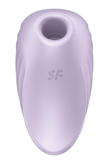 Вакуумний стимулятор Satisfyer Pearl Diver для клітора, з вібрацією, фіолетовий. Sex Aura | Зображення 1