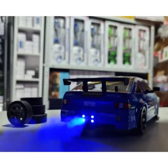Машинка на радіоуправлінні Toyota Sprinter 4WD 1:16, біло-синя – для дрифту та перегонів | Зображення 2
