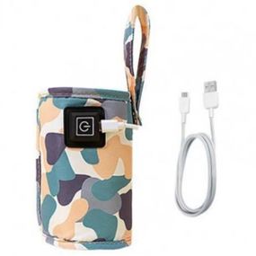 Підігрівач для дитячих пляшечок від USB з індикаторами температури Кольоровий