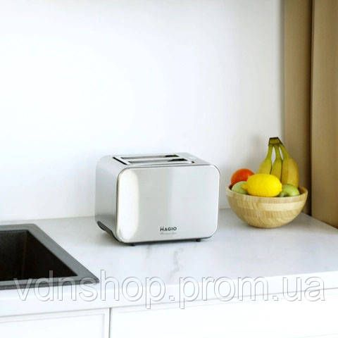 Тостер для хрустящих бутербродов, Тостер на 2 ломтика с терморегулятором Хороший для хлеба HX-79