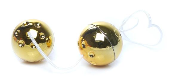 Вагінальні кульки Duo balls Gold, BS6700022 sexstyle | Зображення 4