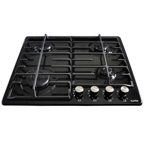 Варильна газова поверхня чорна Ventolux HG640-DA3 CS (BK) | Зображення 1