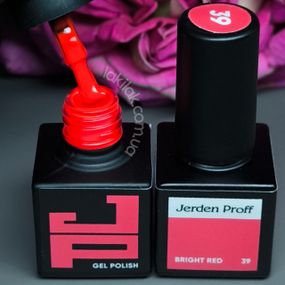 Гель-лак Jerden Proff №39 (яскраво-червоний) 5 мл
